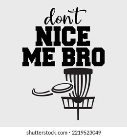 Funny Disc Golf Golfing Svg cutting file