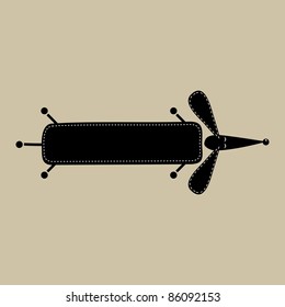Funny dog, frame with place for your text