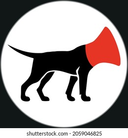 It is a funny dog logo design for all uses