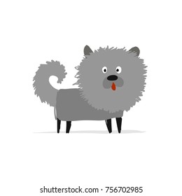 Funny dog, sketch for your design