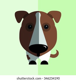 Funny Dog Vector illustration