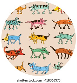 Funny Dogs Set