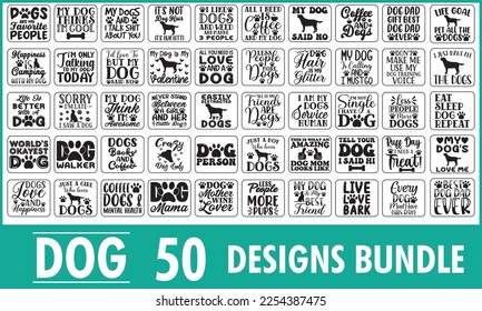 Funny Dogs T Shirt Designs Bundle