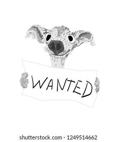 Funny dog.Without background