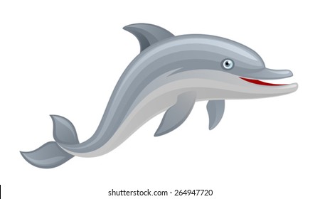 Funny dolphin