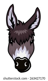 Funny Donkey Head.