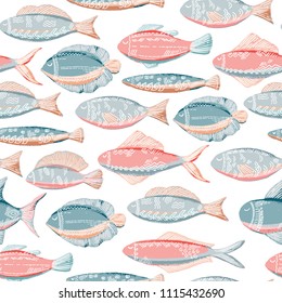 Funny Doodle Fish
