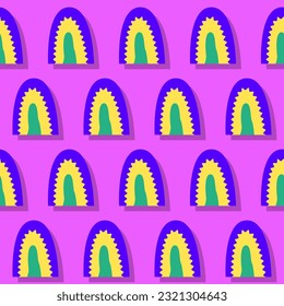 Funny Doodle Textil Seamless Swatch Template Tejido Textil Seamless Pattern Background Symbol Diseño Gráfico Fondo Minimalista
