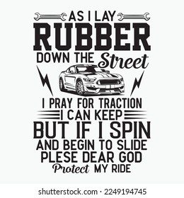 Funny Drag Racing As I Lay Rubber Down the Street