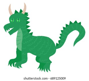 Funny Dragon hand draw