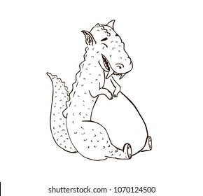 funny dragon laughs 