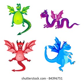 Funny dragons