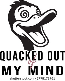 Funny duck meme quacked out of mind
