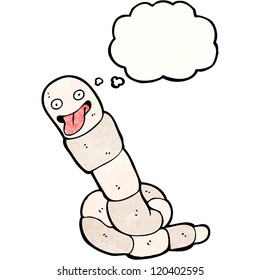 funny earthworm cartoon