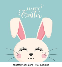 Funny easter bunny