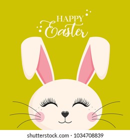 Funny easter bunny