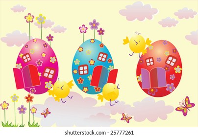 Funny Easter card. Part 3.