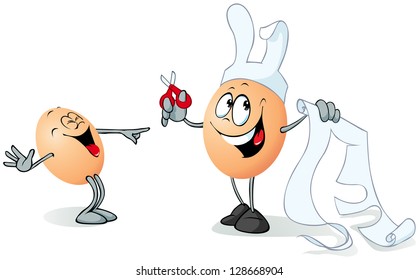 funny easter egg character - easter bunny camouflage