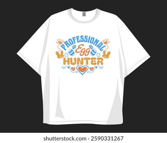 Funny Easter quotes t-shirt design for print, easter ornament graphic tee design