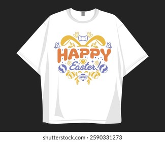 Funny Easter quotes t-shirt design for print, easter ornament graphic tee design