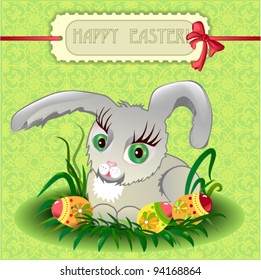 Funny  Easter rabbit