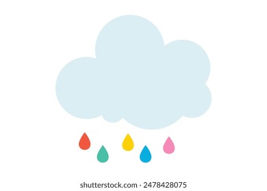 Funny Element Flat Sticker Design