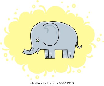 Funny elephant