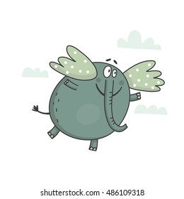 funny elephant card