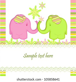 Funny elephants