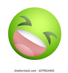 Funny emoji face