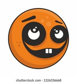 Funny Emoji smile face vector