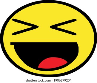 funny emoji in vector art style