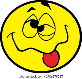 funny emoji in vector art style