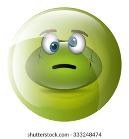 Funny emoticon cartoon design, vector illustration graphic.