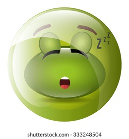 Funny emoticon cartoon design, vector illustration graphic.