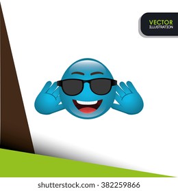 funny emoticon design 