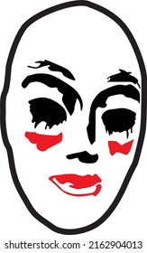 lustige Emotionen im Vektorkunststil