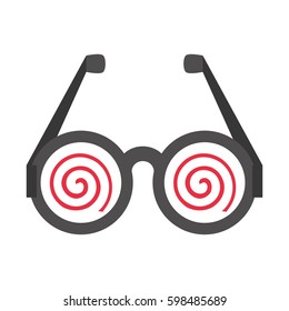 funny eyeglasses april fools vector illustration eps 10