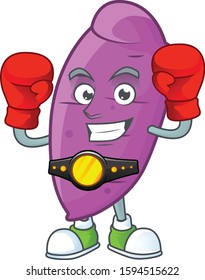 Funny Face Boxing okinawa yaw cartoon character design