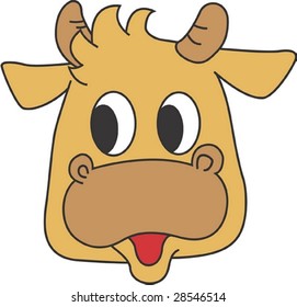 Funny Face of Bull
