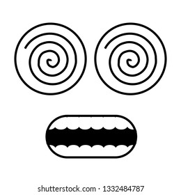 funny face crazy eyes