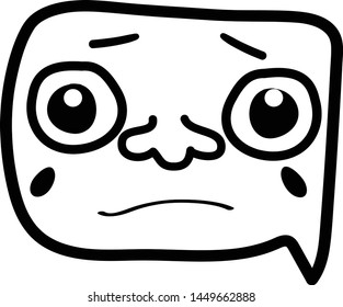 funny face emoji for design vector eps.10