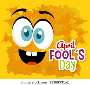 funny face expression to fools day