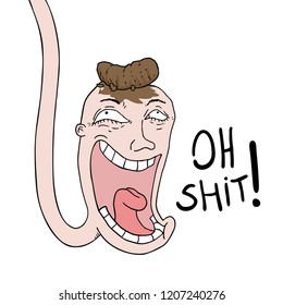 funny face illustration