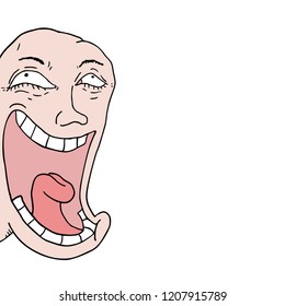 funny face illustration