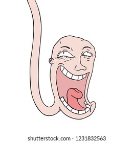 funny face illustration