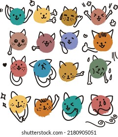 funny face set animal emoji