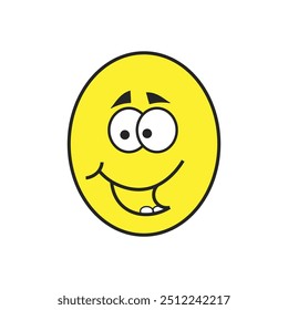 funny face sticker vector illustrator