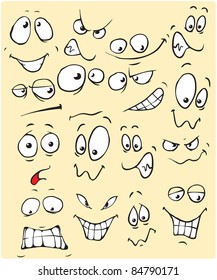 funny face in vector