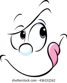 funny face - vector illustration